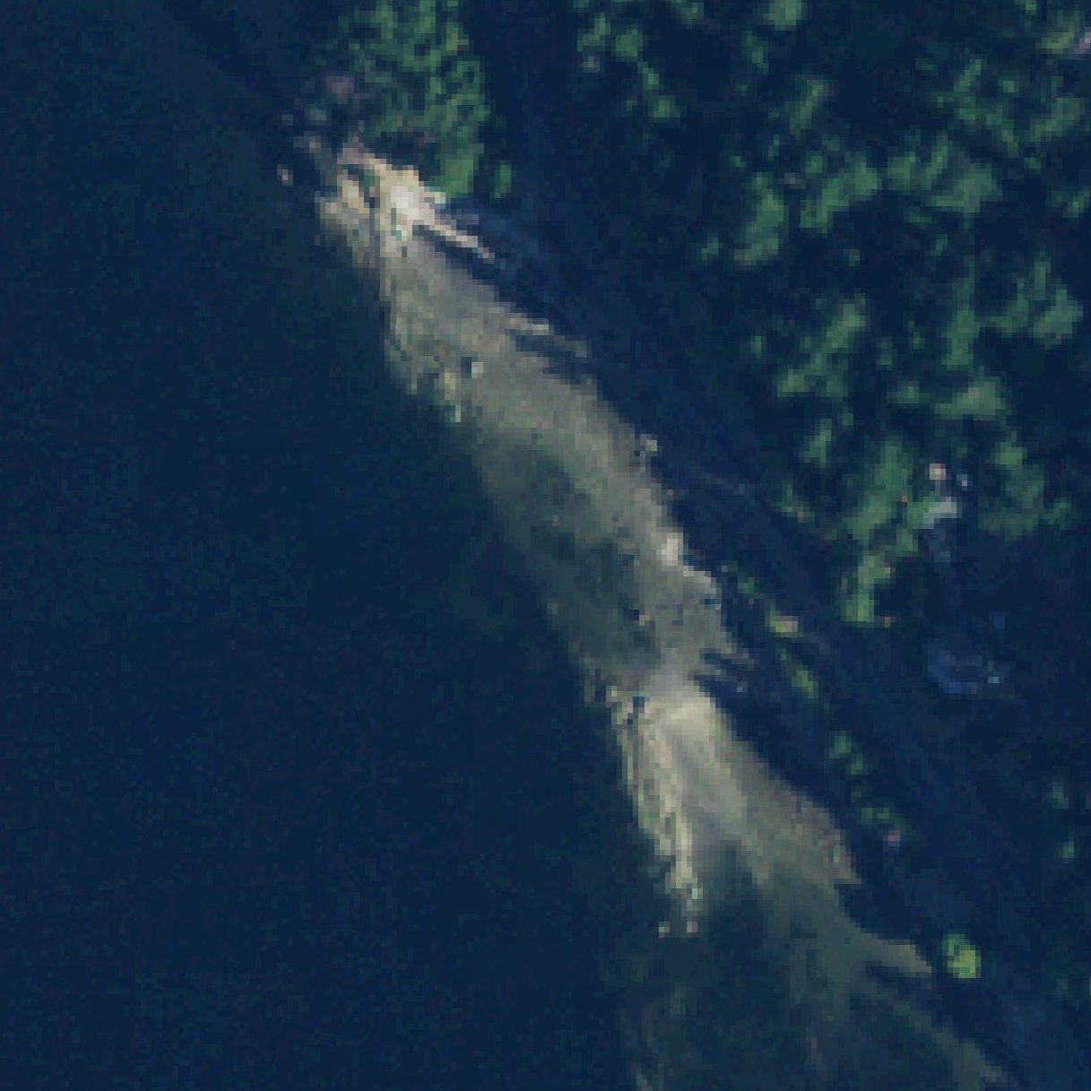 Aerial map of Teddy Bear Cove - Chuckanut Mountain Trails