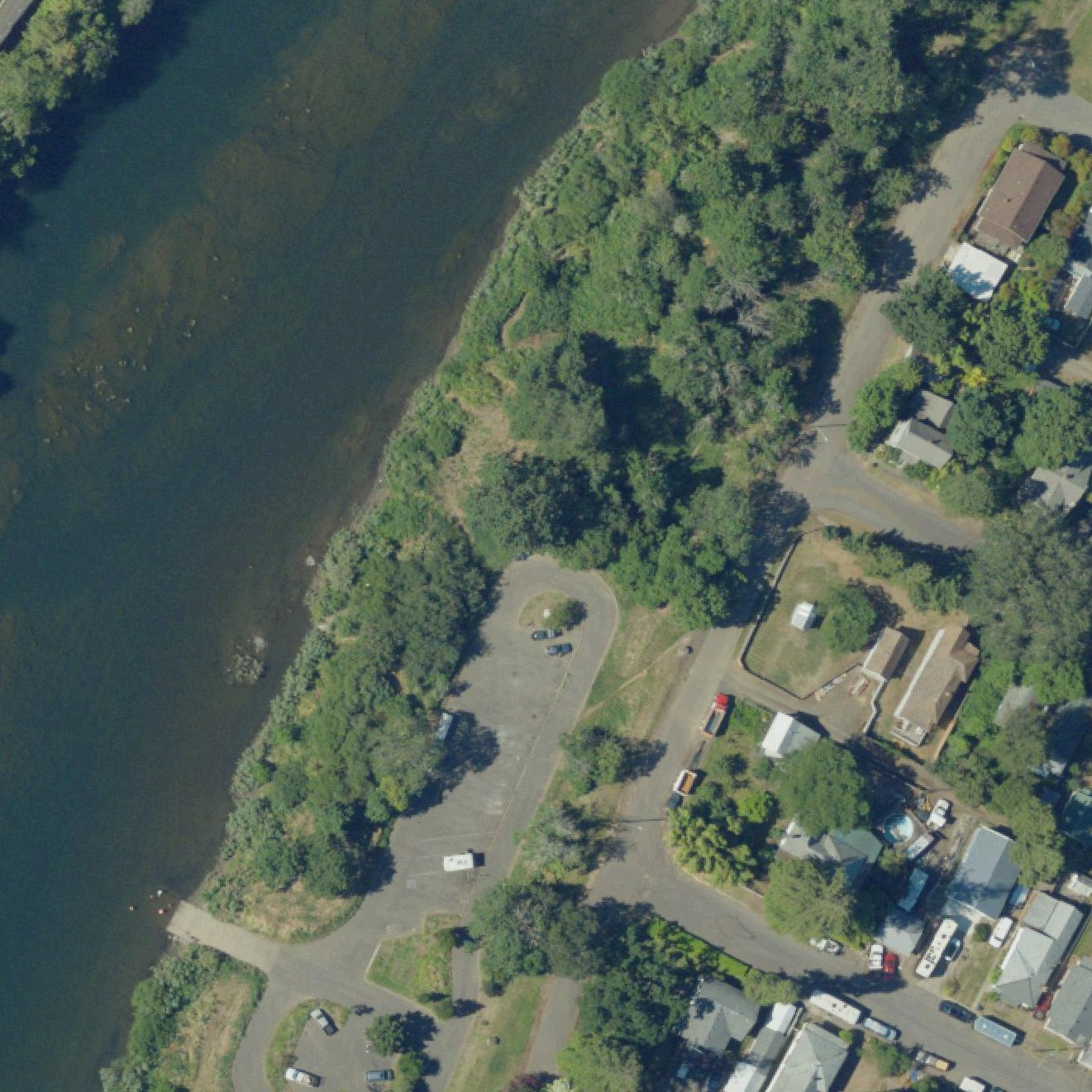 Aerial map of Templin Beach Park