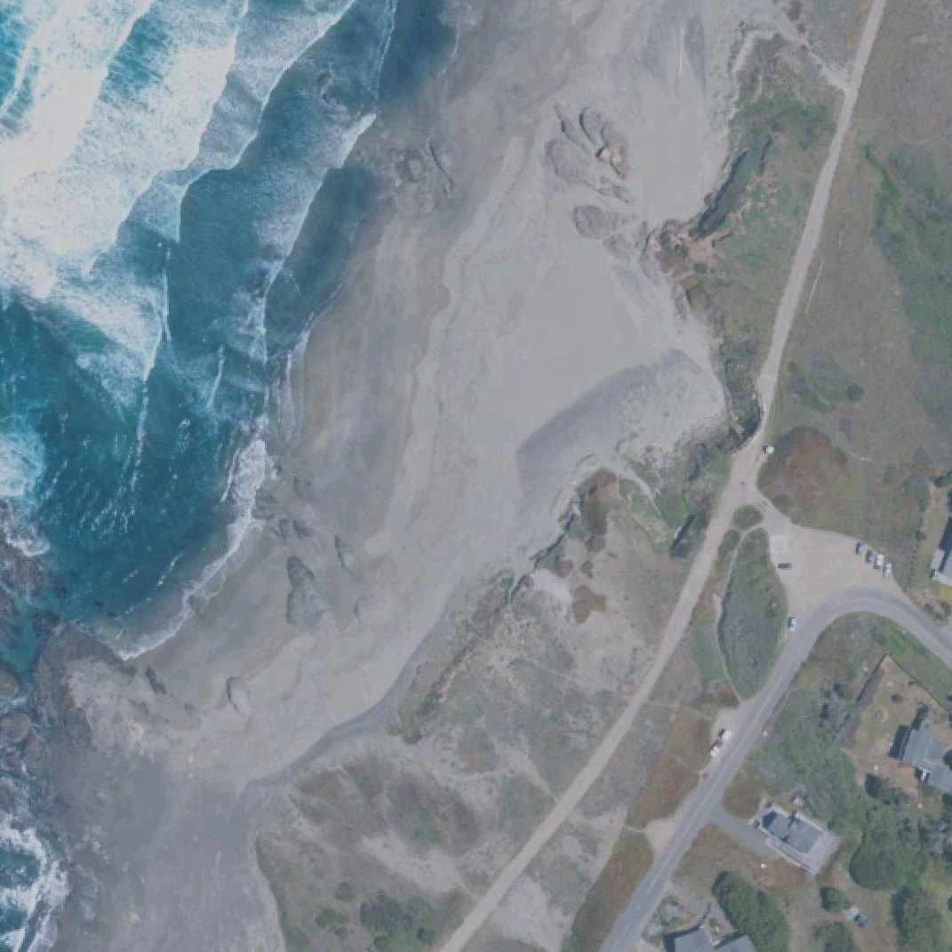 Aerial map of Ten Mile Beach, Ward Avenue Access