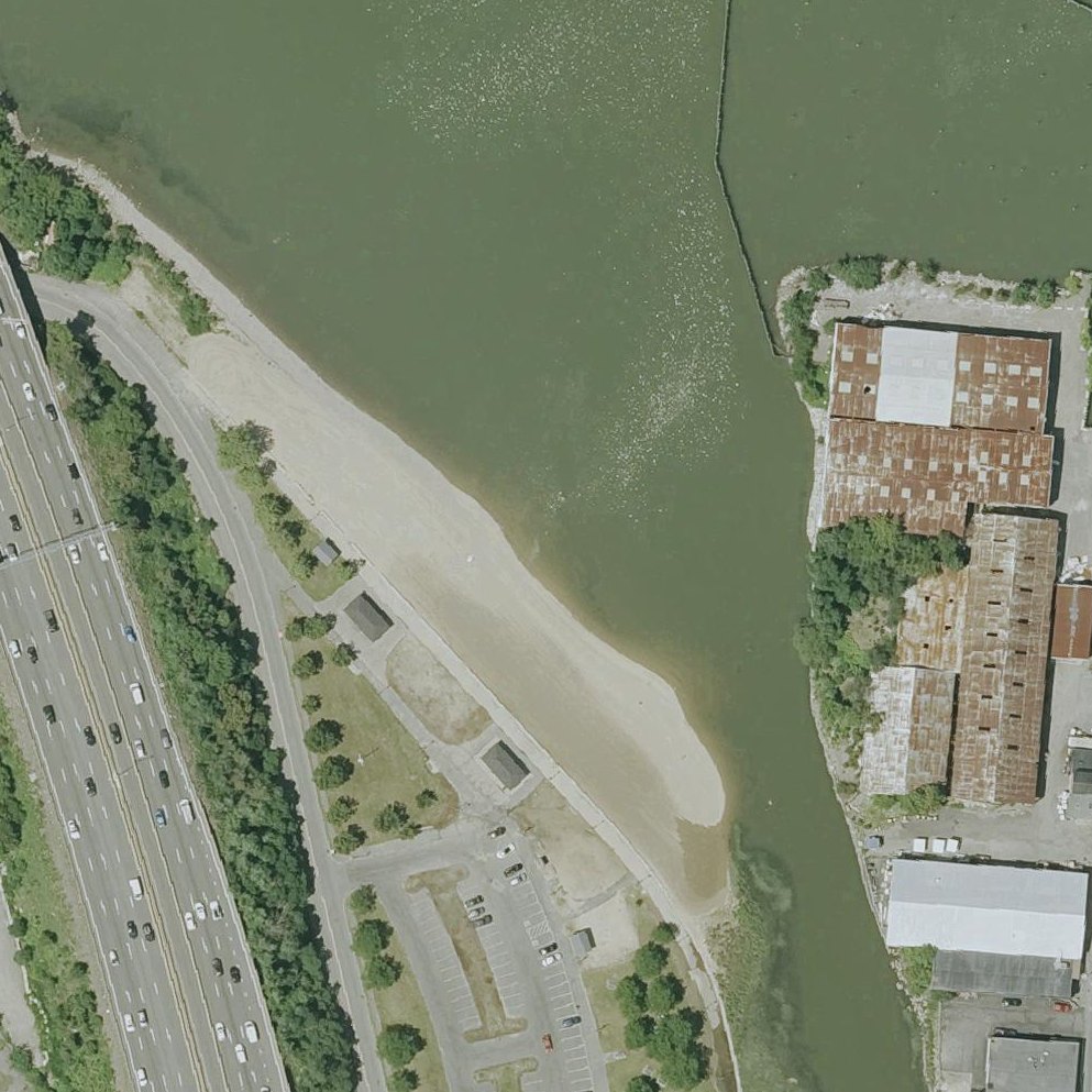 Aerial map of Tenean Beach