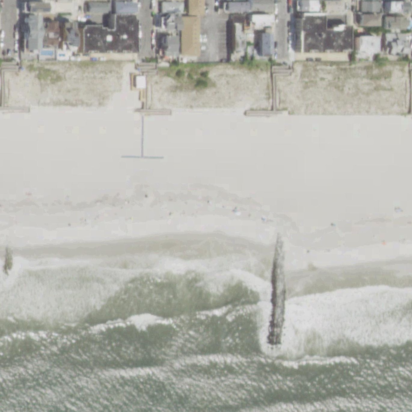 Aerial map of Tennessee Avenue Beach