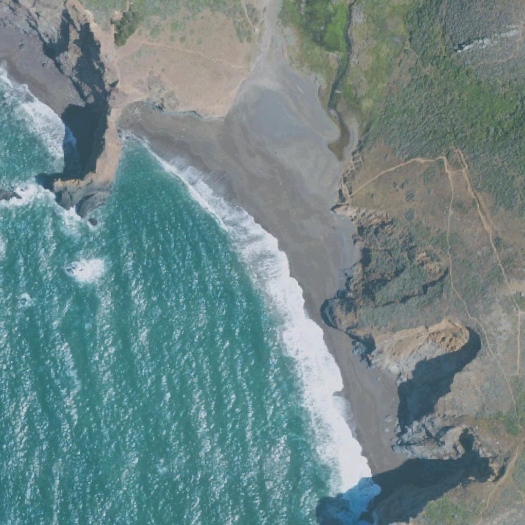 Aerial map of Tennessee Beach