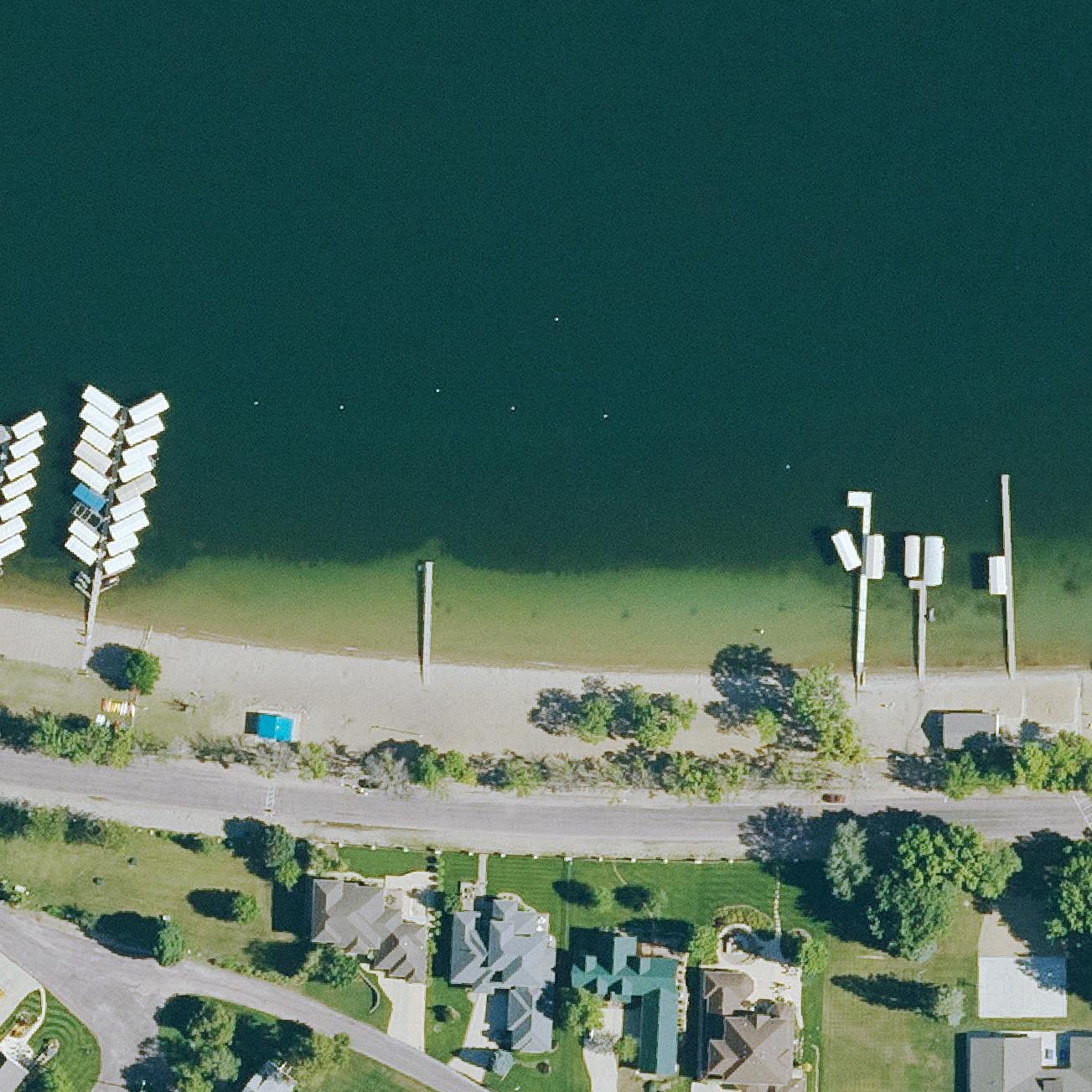 Aerial map of Terrace Beach