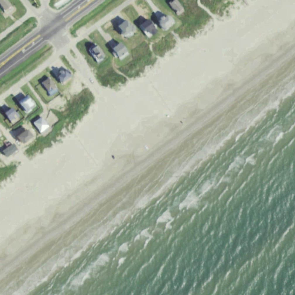 Aerial map of Terramar Beach