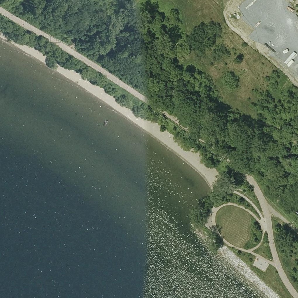 Aerial map of Texaco Beach