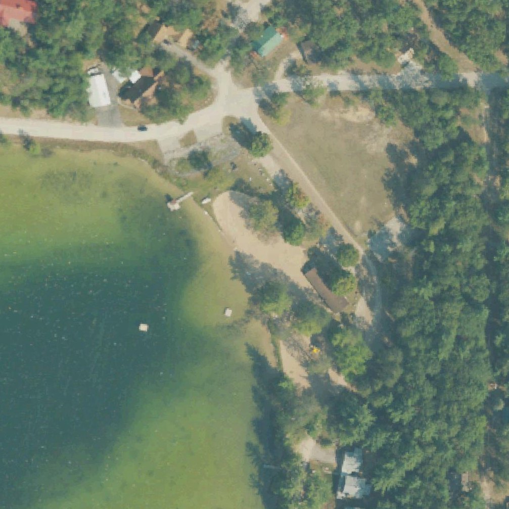 Aerial map of The Beach at Canada Creek Ranch