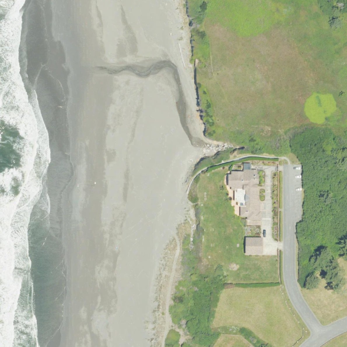 Aerial map of The Beach at Smith River