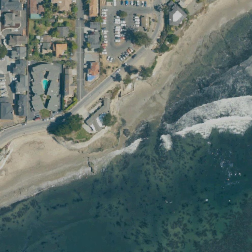 Aerial map of The Cove Beach
