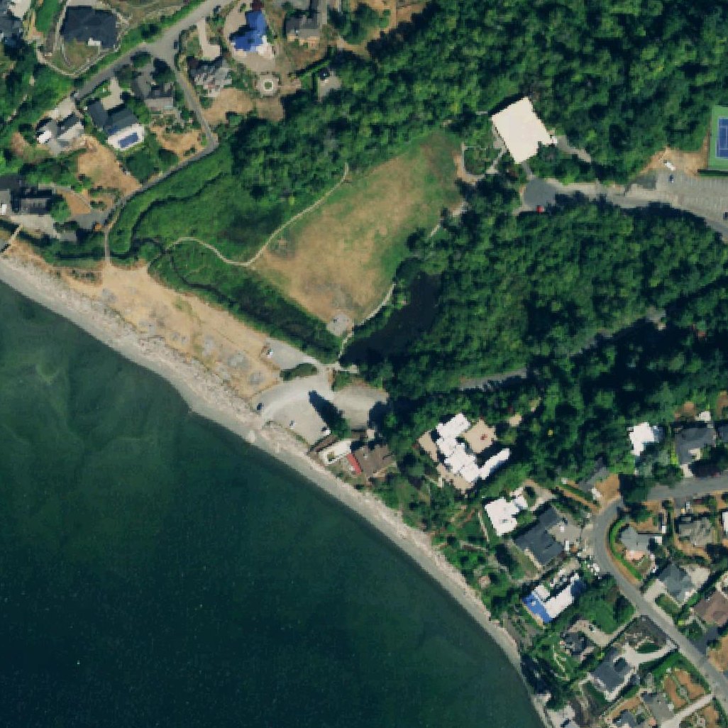 Aerial map of The Cove (Miller and Walker Creeks) at Normandy Park