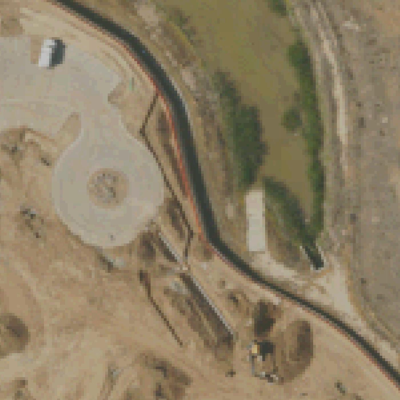 Aerial map of The Cove Park