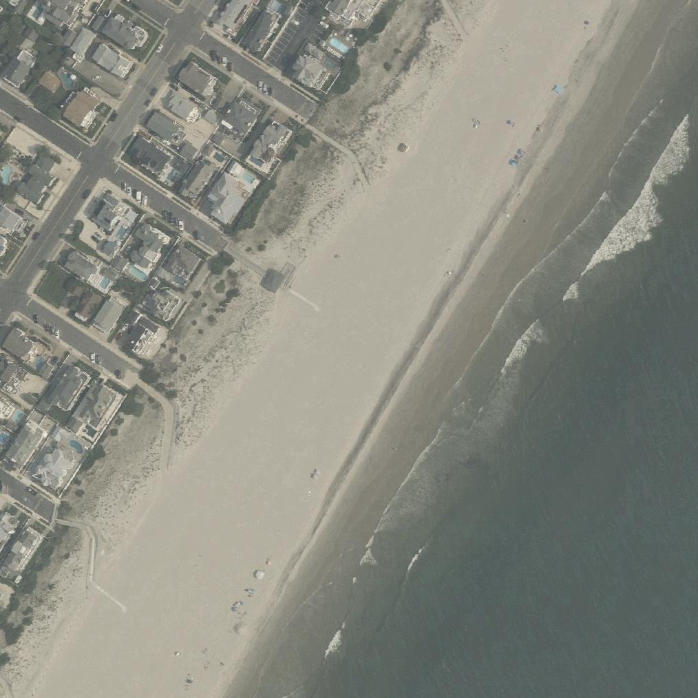 Aerial map of The Gazebo on Stone Harbor Beach