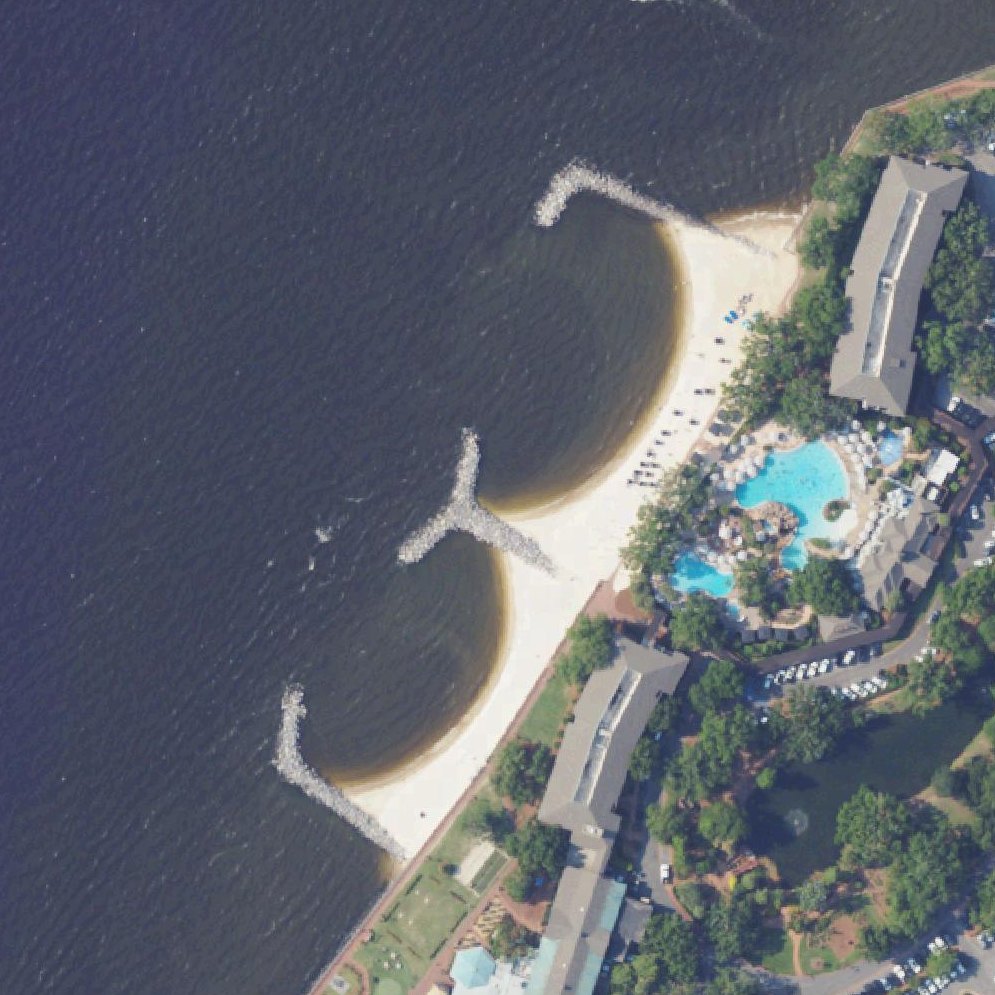 Aerial map of The Grand Resort Hotel Beach
