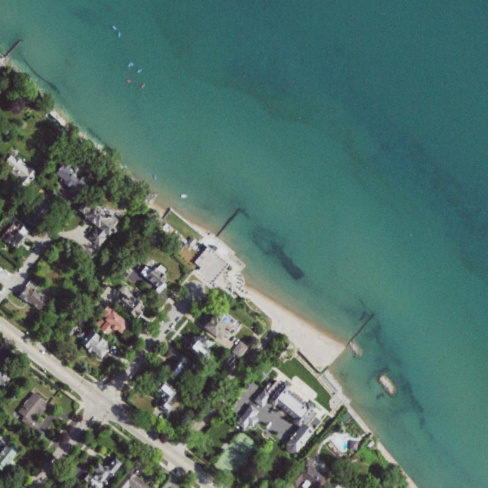 Aerial map of The Kenilworth Beach