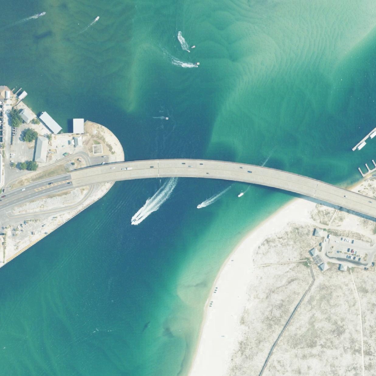 Aerial map of The Pass In Orange Beach