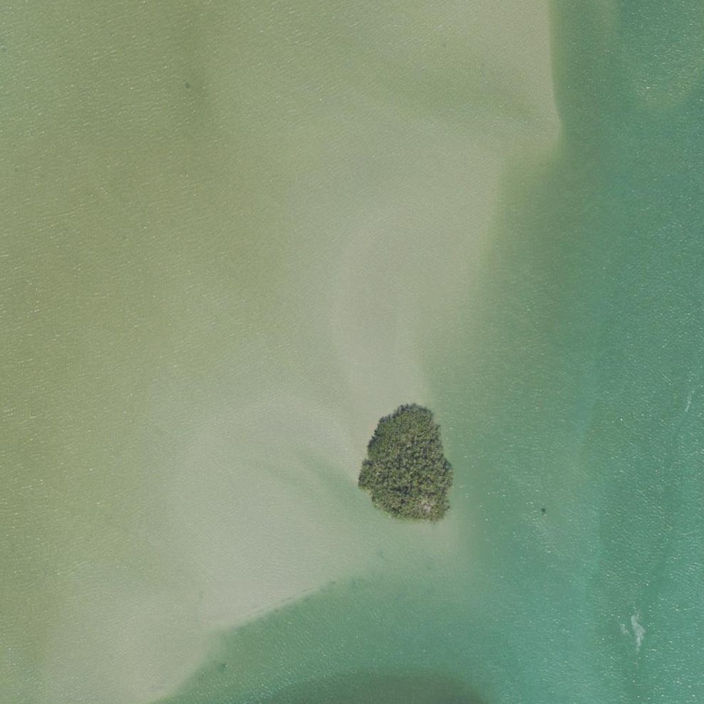 Aerial map of The Saint Lucie North Sandbar
