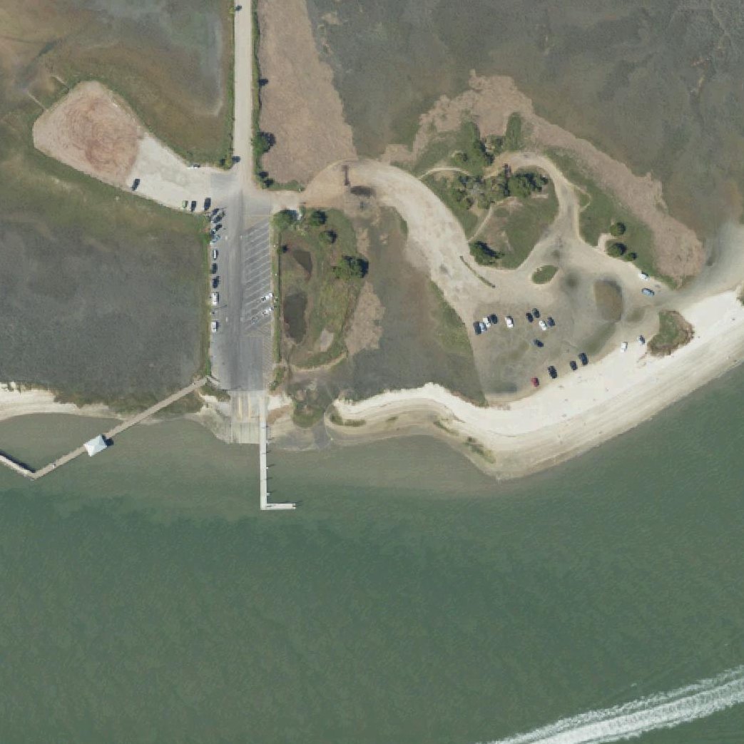 Aerial map of The Sands