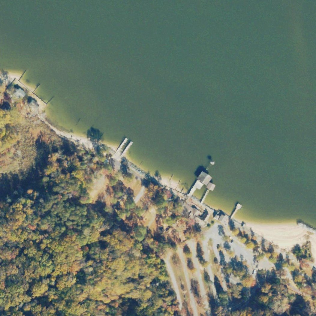 Aerial map of The Sands