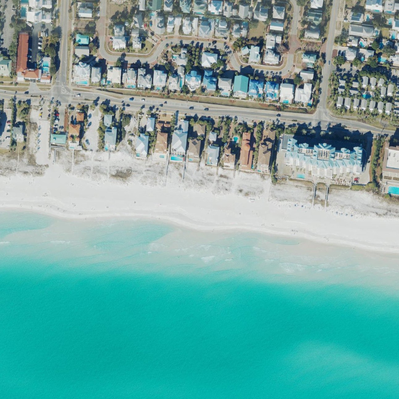 Aerial map of The Shore at Crystal Beach Park