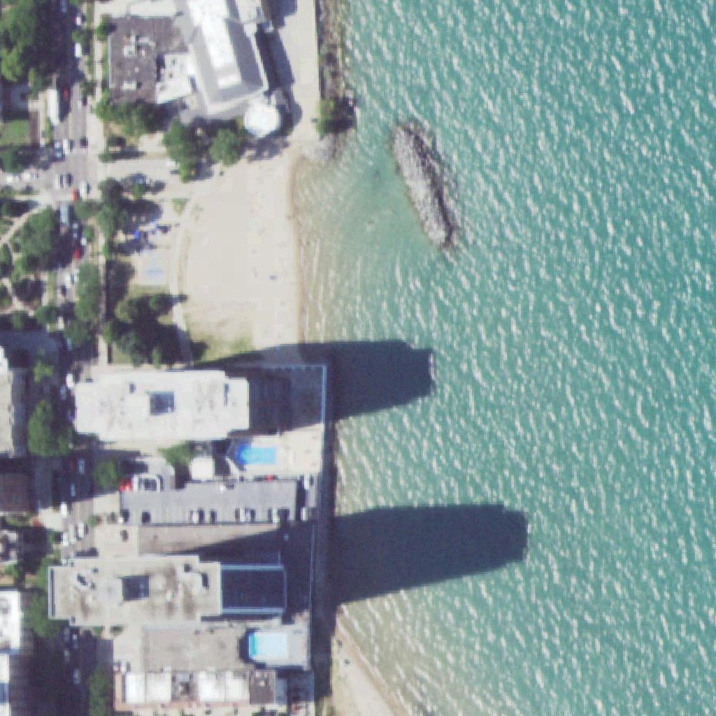 Aerial map of Thorndale Avenue Beach