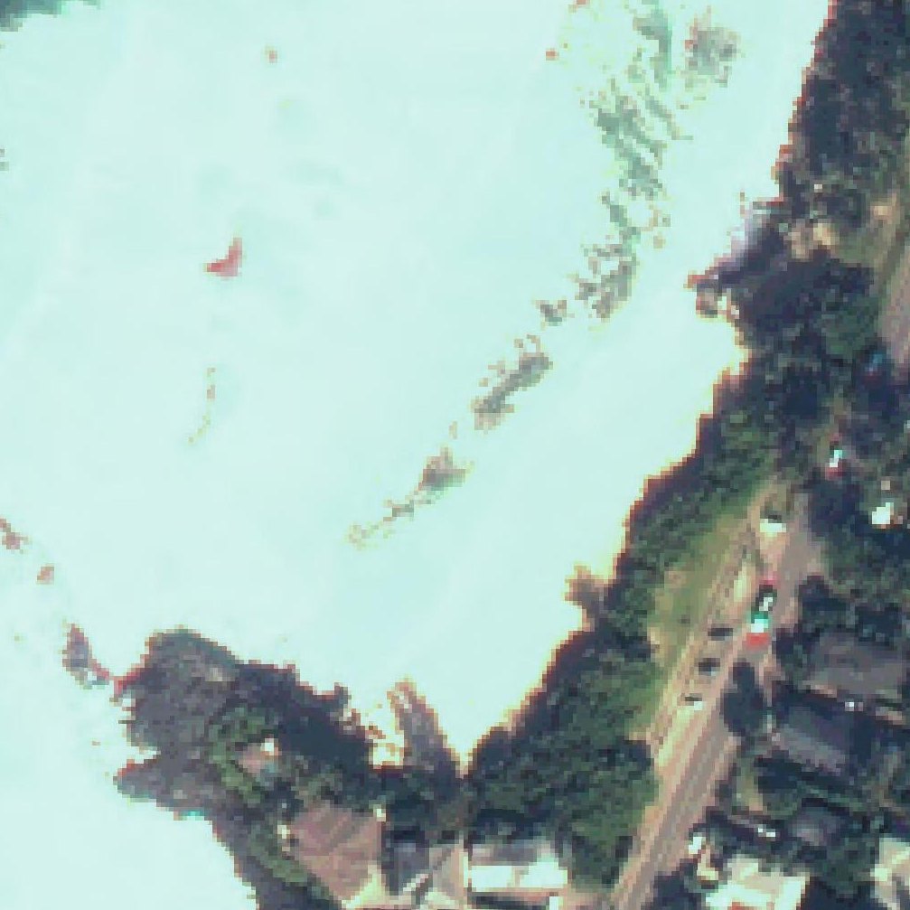 Aerial map of Three Tables
