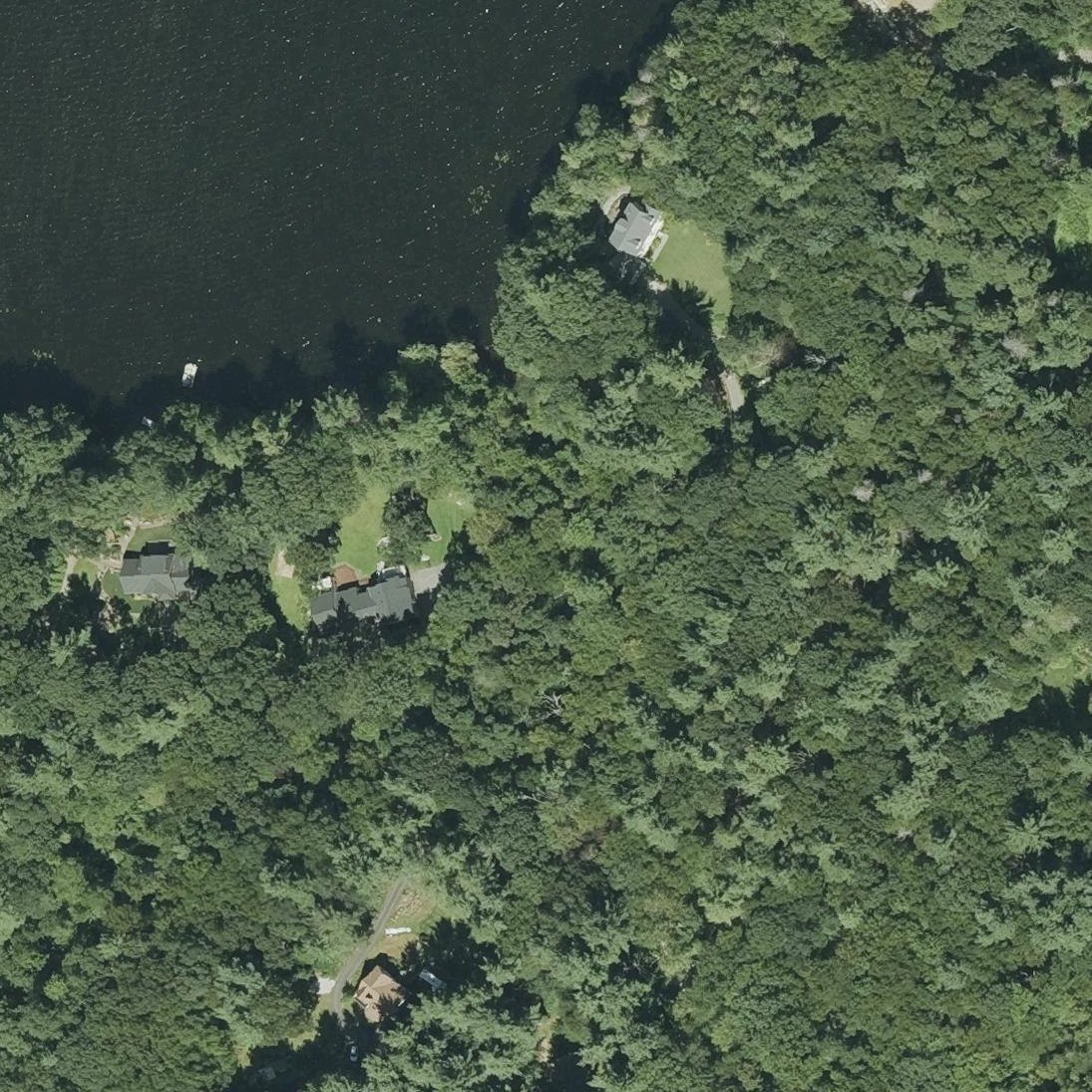 Aerial map of Thurston's Beach