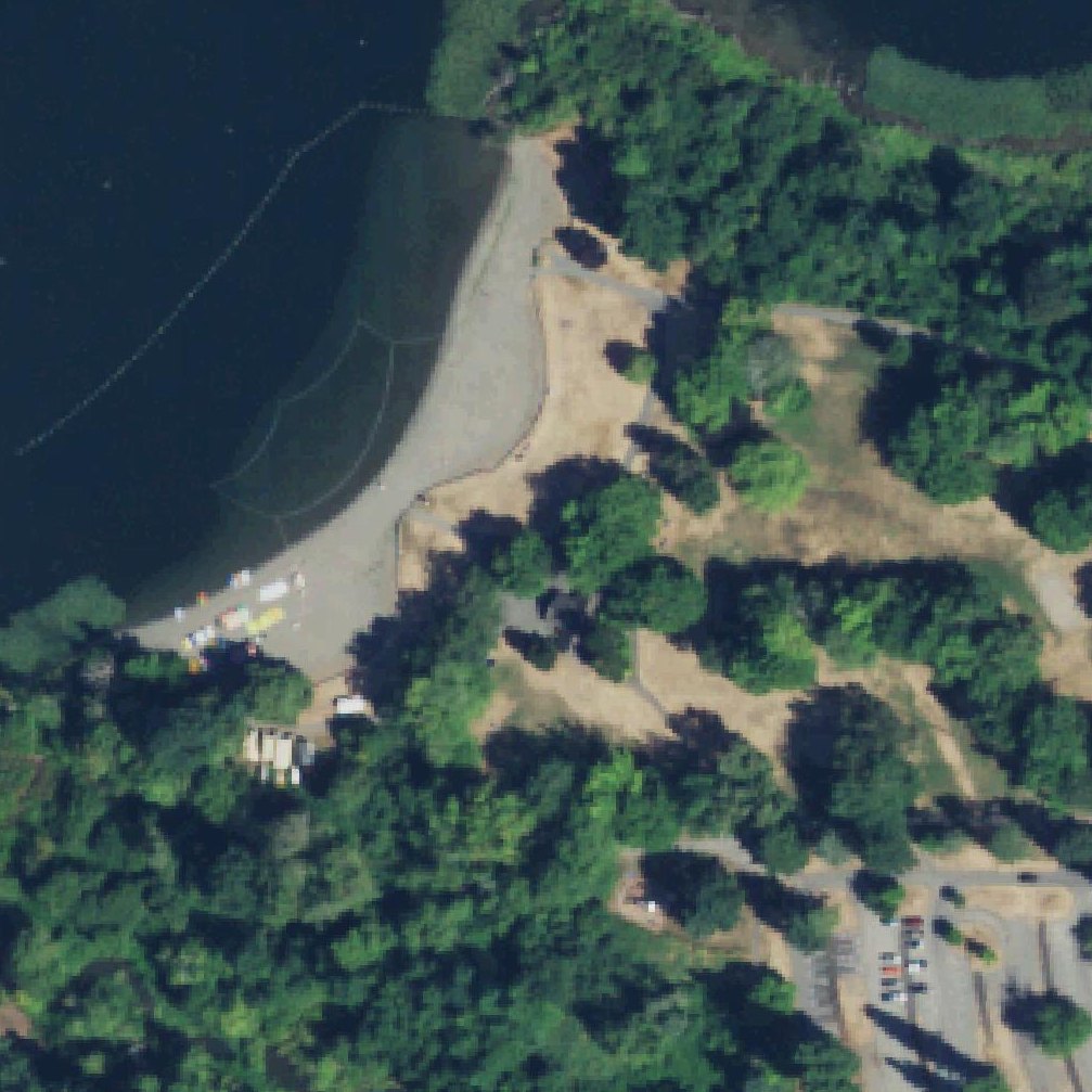 Aerial map of Tibbetts Beach