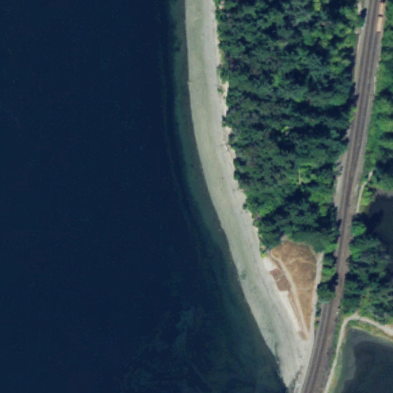 Aerial map of Titlow Beach Marine Preserve