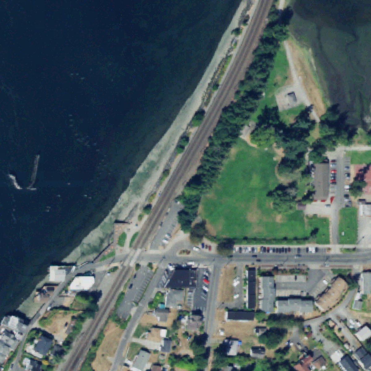 Aerial map of Titlow Beach