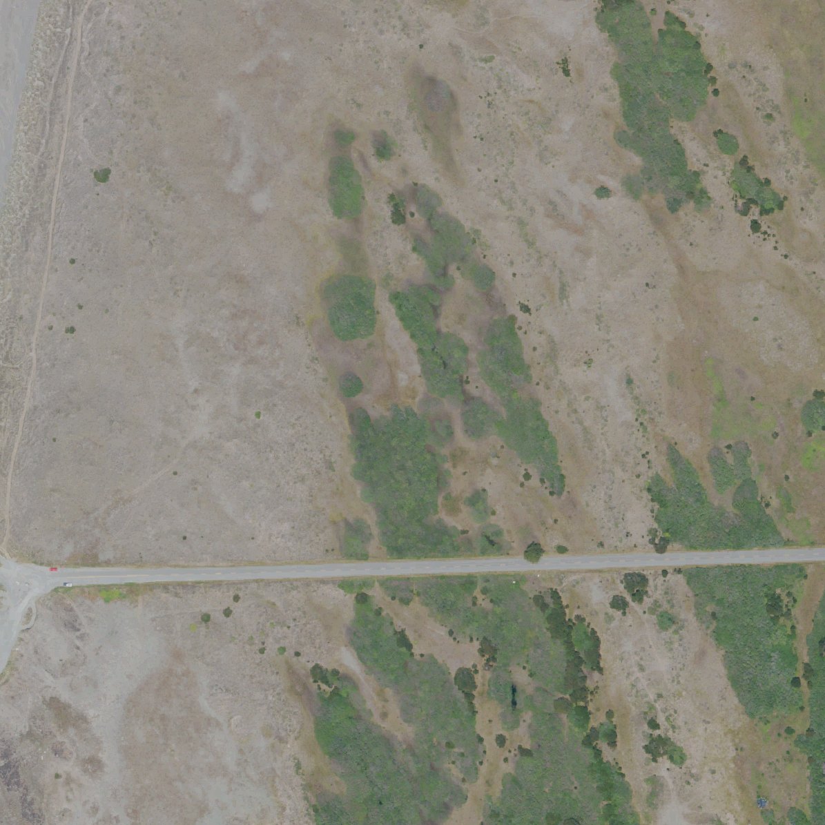 Aerial map of Tolowa Dunes State Park