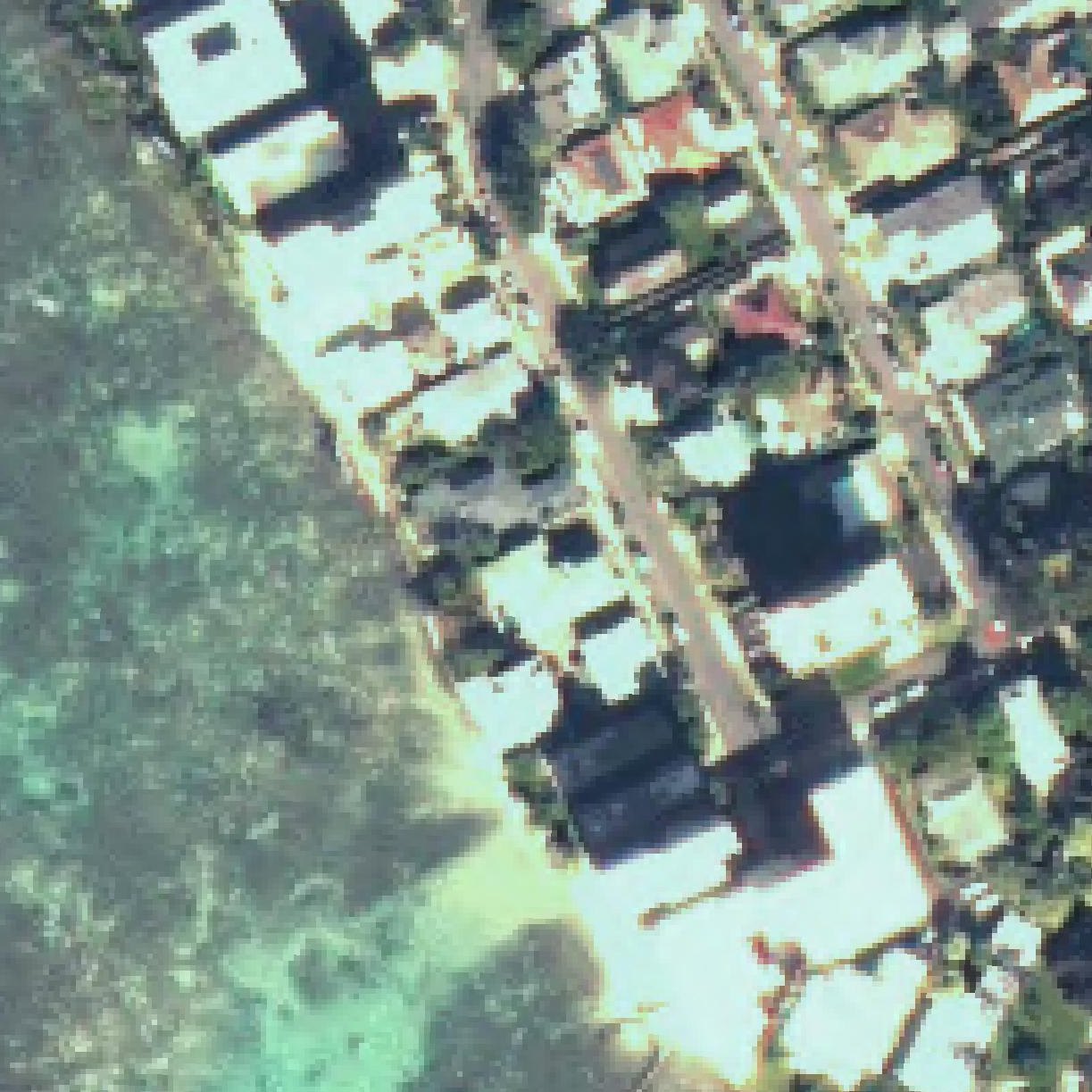 Aerial map of Tonggs Beach