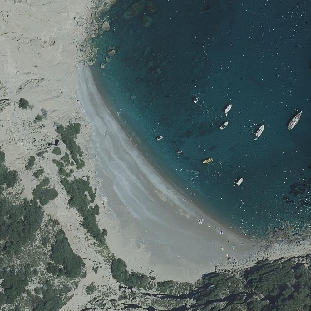 Aerial map of Top Beach
