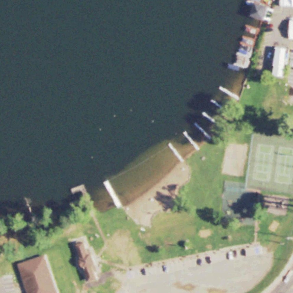 Aerial map of Torpy Park Beach