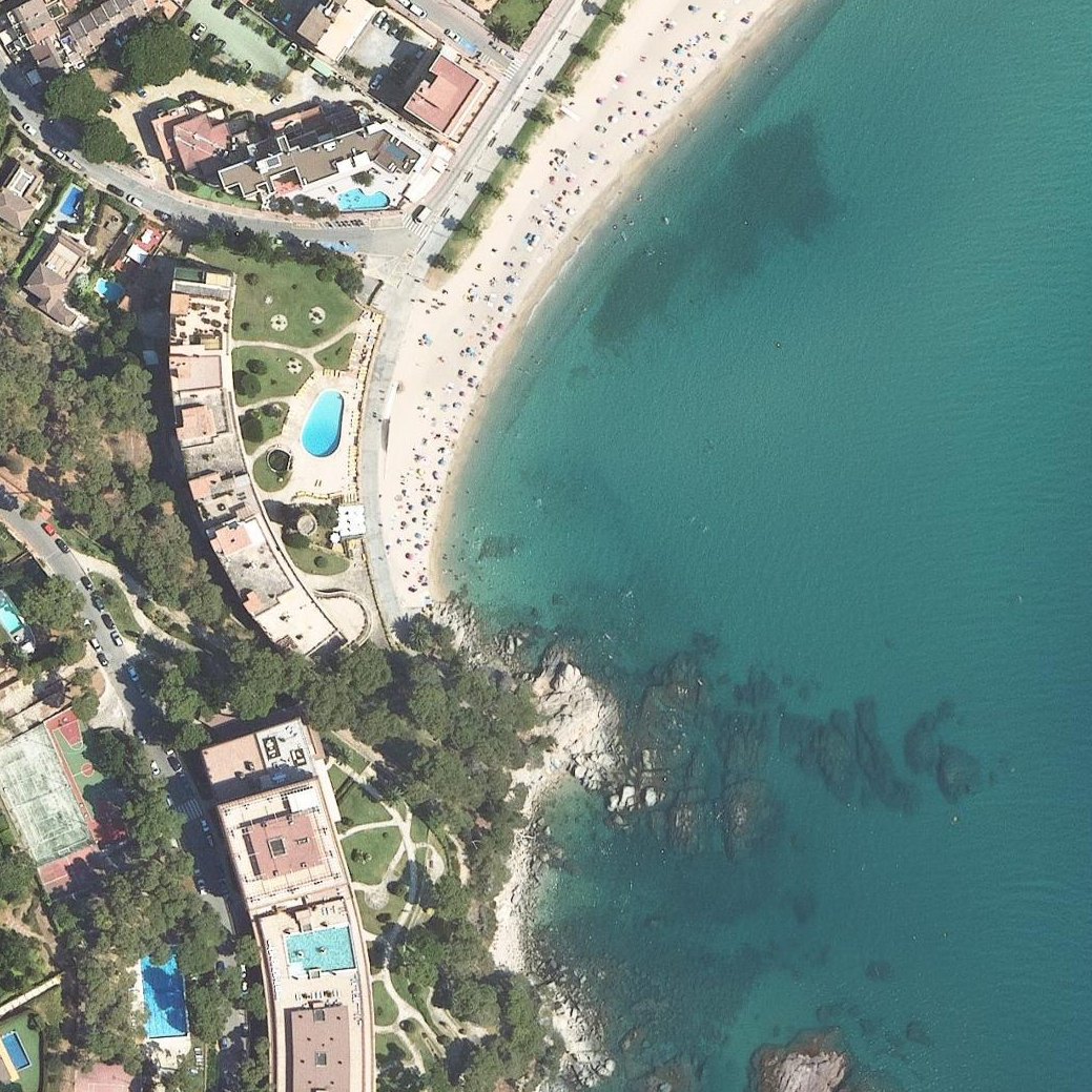 Aerial map of Torre Valentina