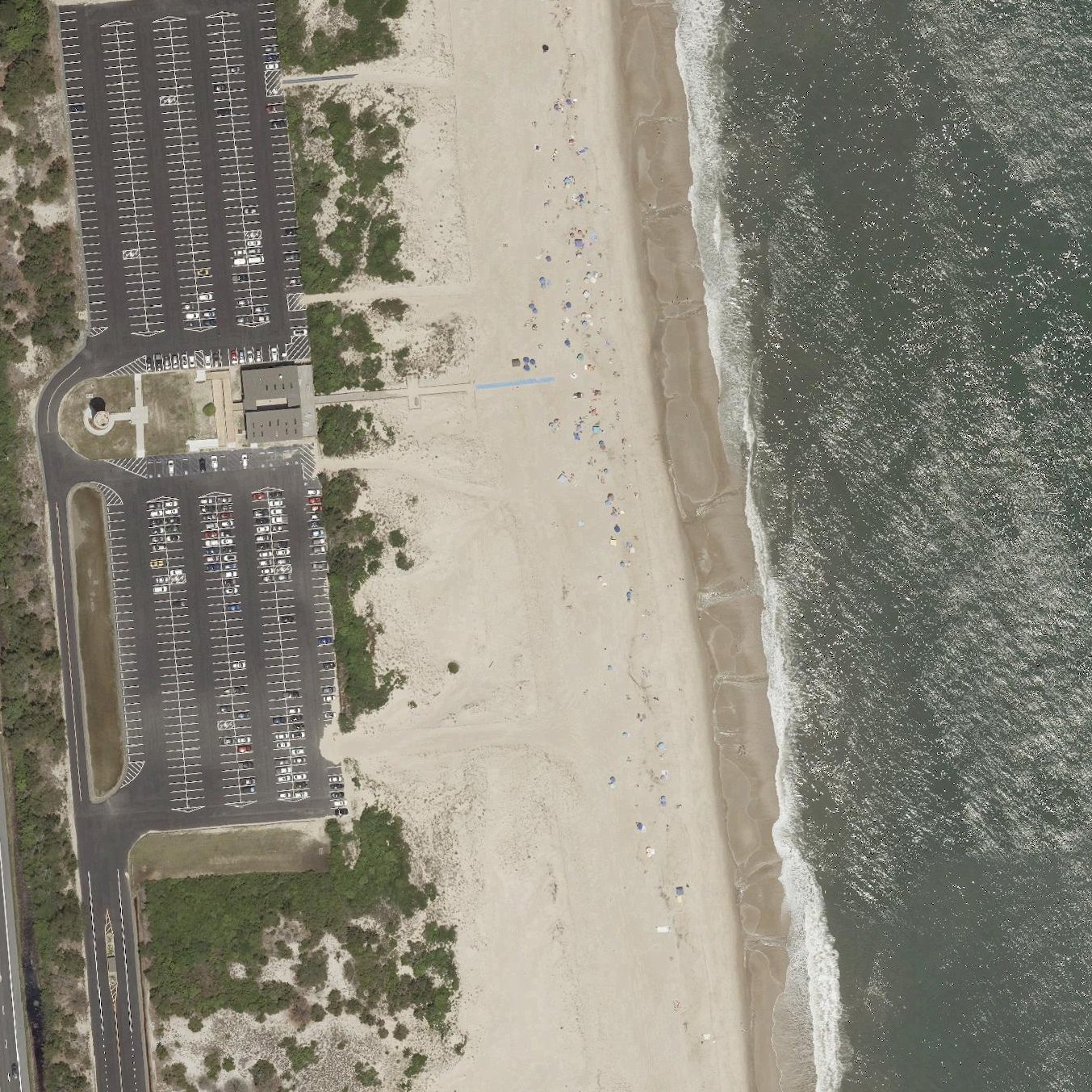 Aerial map of Towers Beach
