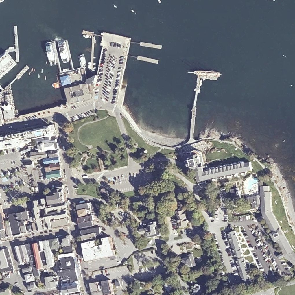 Aerial map of Town Beach