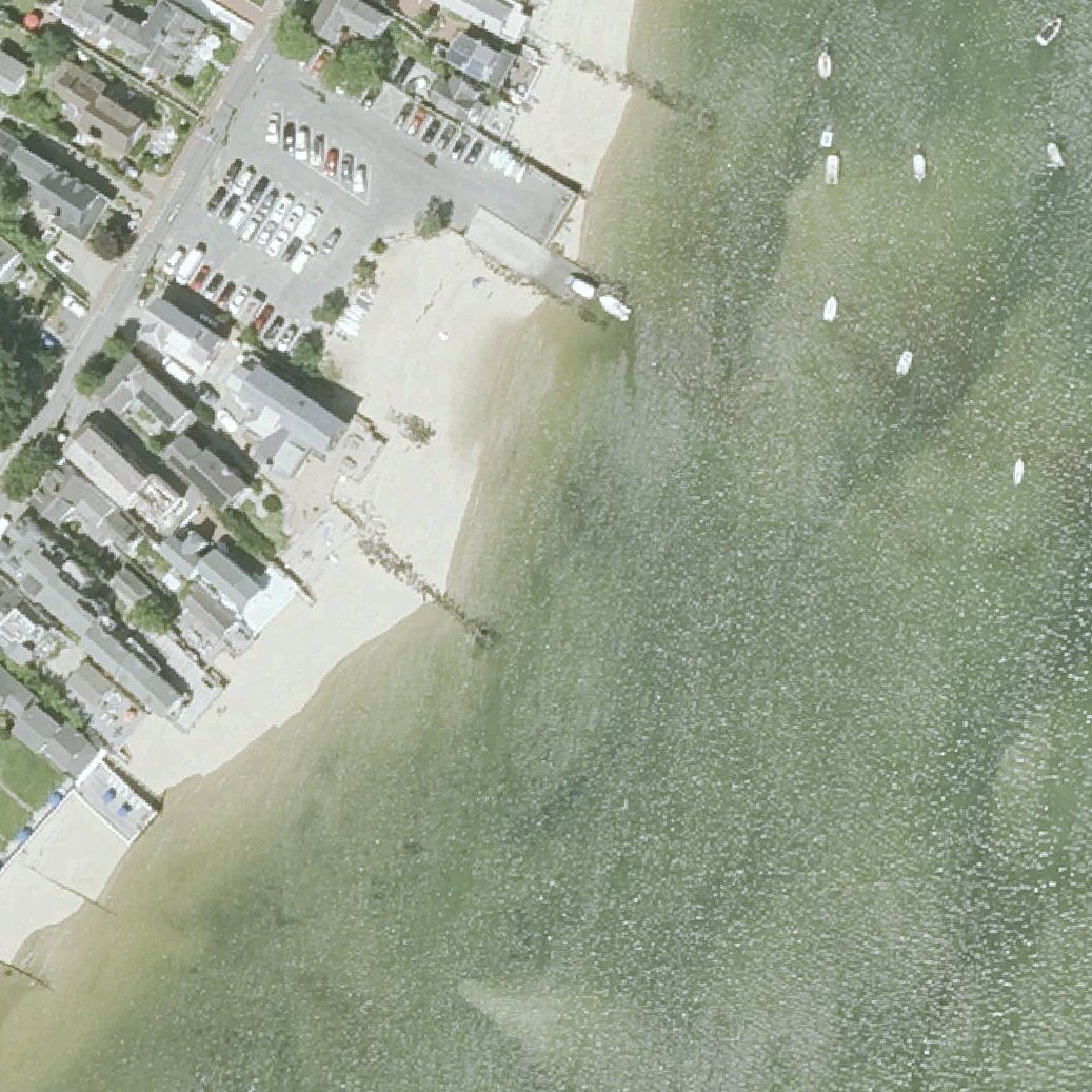 Aerial map of Town Beach