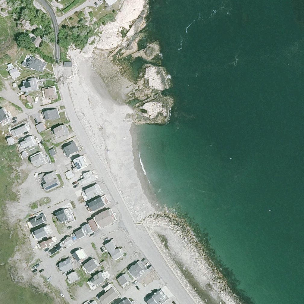 Aerial map of Town Beach