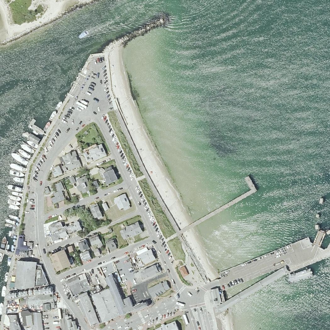 Aerial map of Town Beach