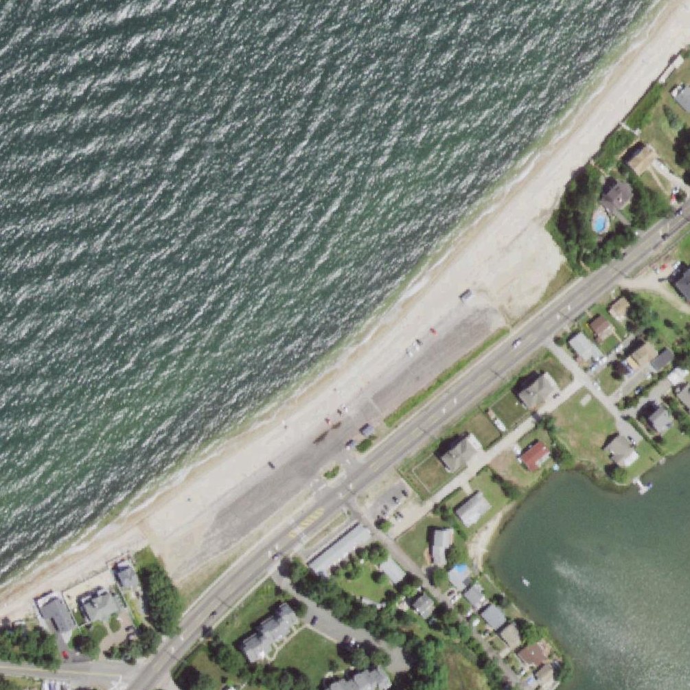 Aerial map of Town Beach