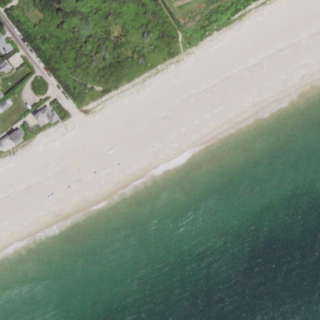 Aerial map of Town Line Beach