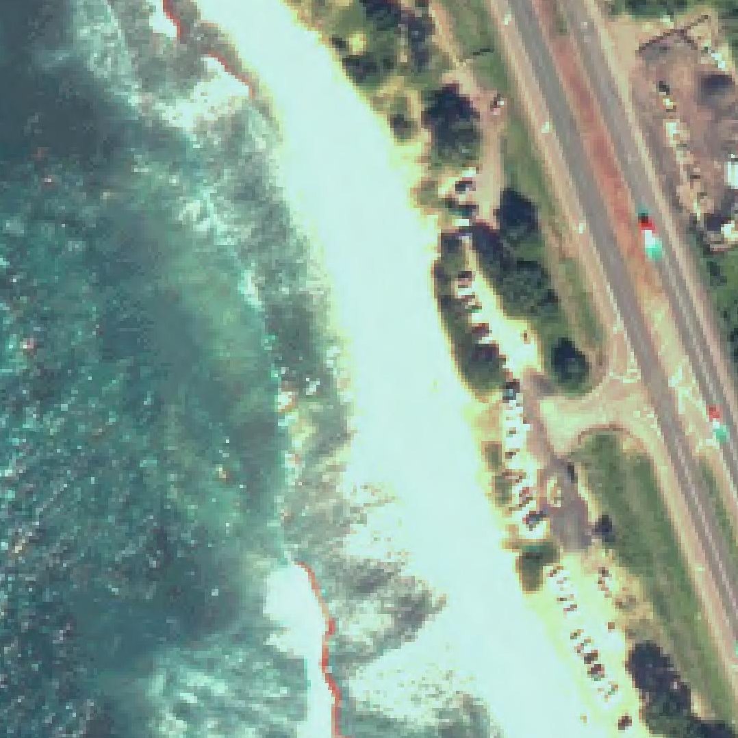 Aerial map of Tracks Beach Park
