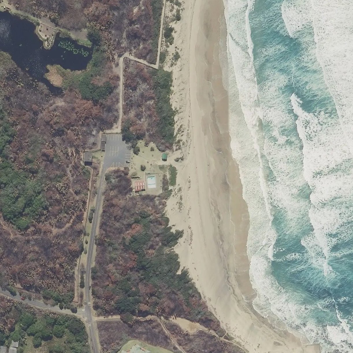 Aerial map of Trafalgar Beach