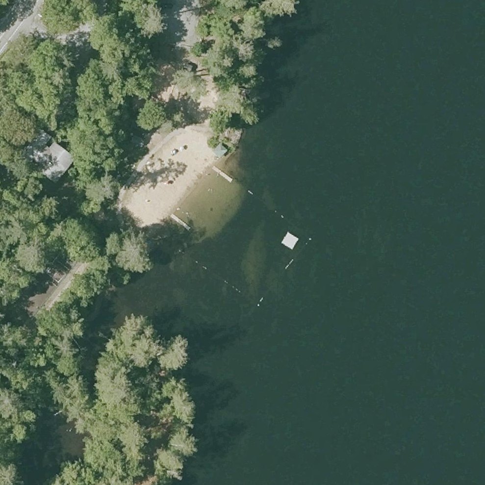 Aerial map of Treasure Island Beach