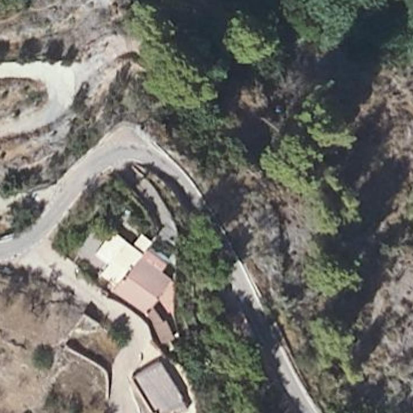 Aerial map of Tres Puentes viewpoint