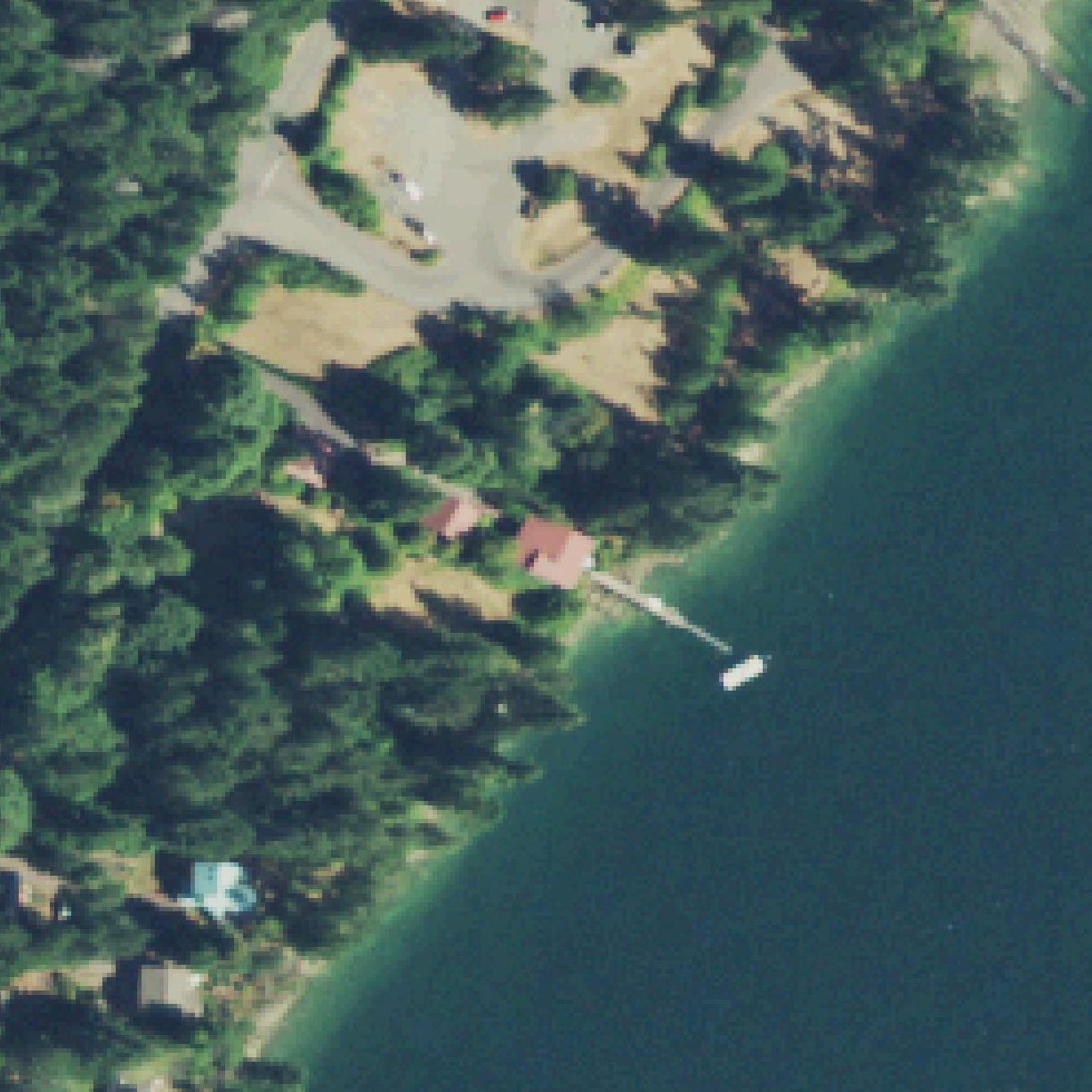 Aerial map of Triton Cove State Park