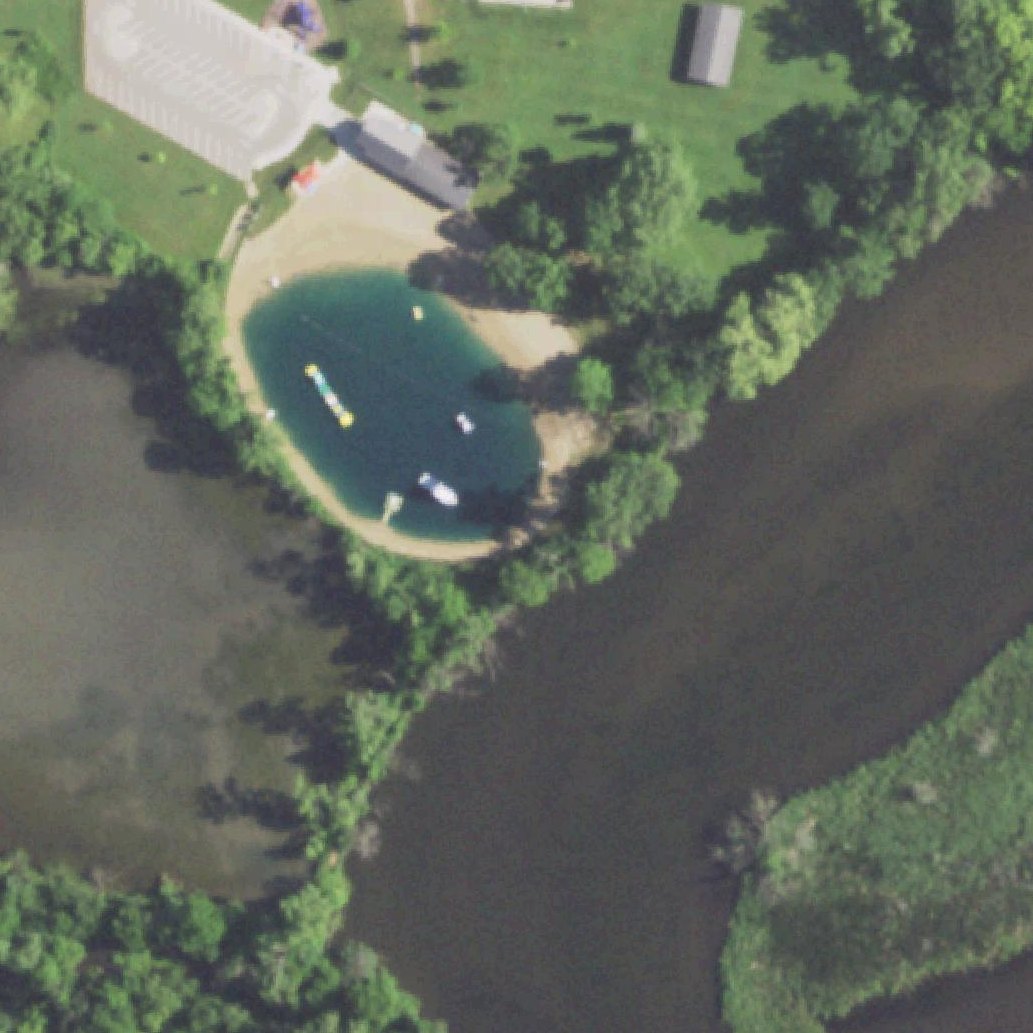 Aerial map of Troll Beach