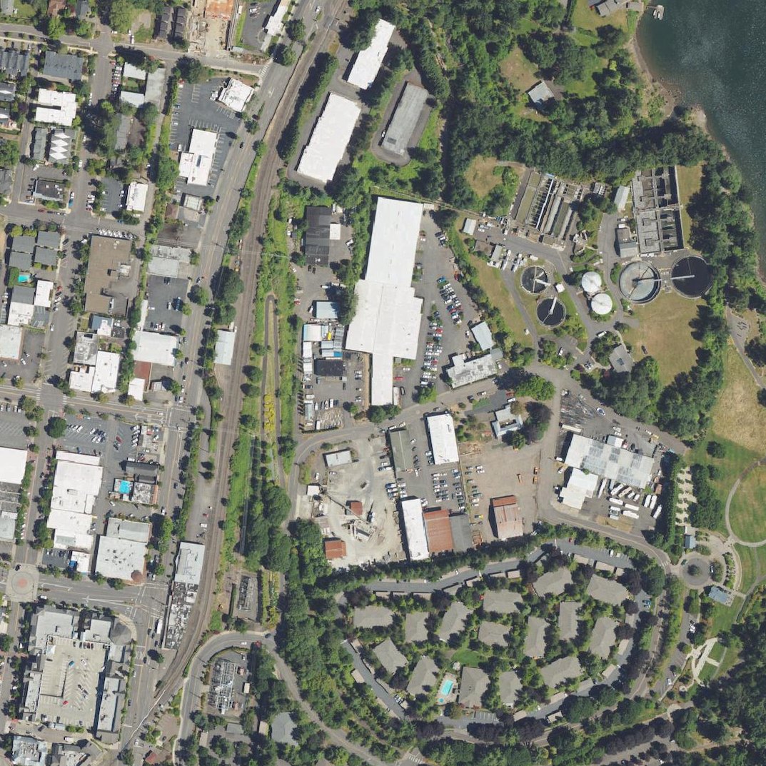 Aerial map of Tryon Cove Park