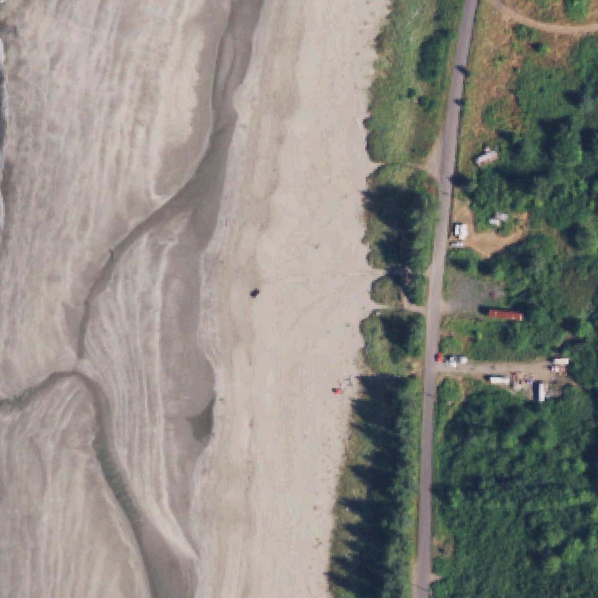 Aerial map of Tsoo - Yess Beach