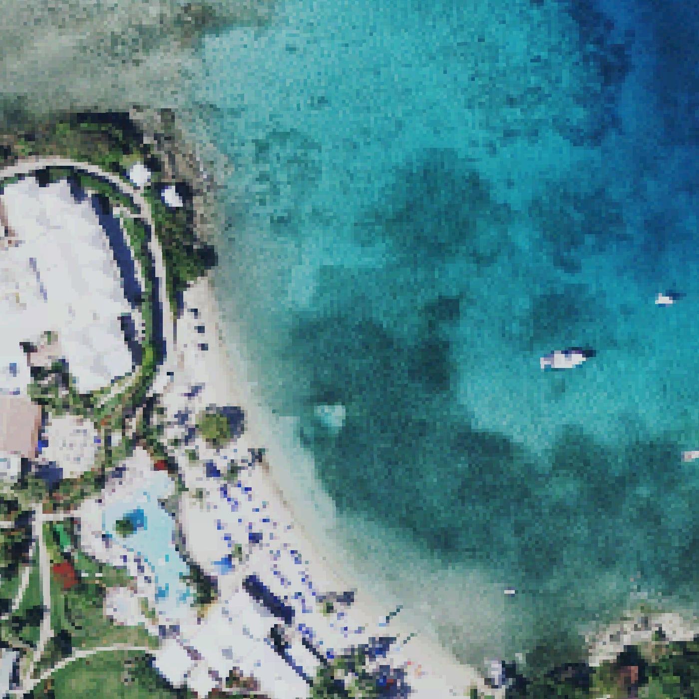 Aerial map of Turquoise Beach