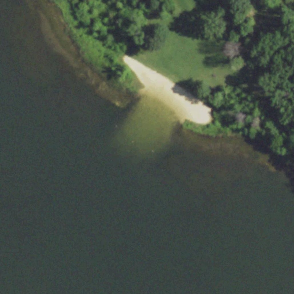 Aerial map of Twin Valley Beach